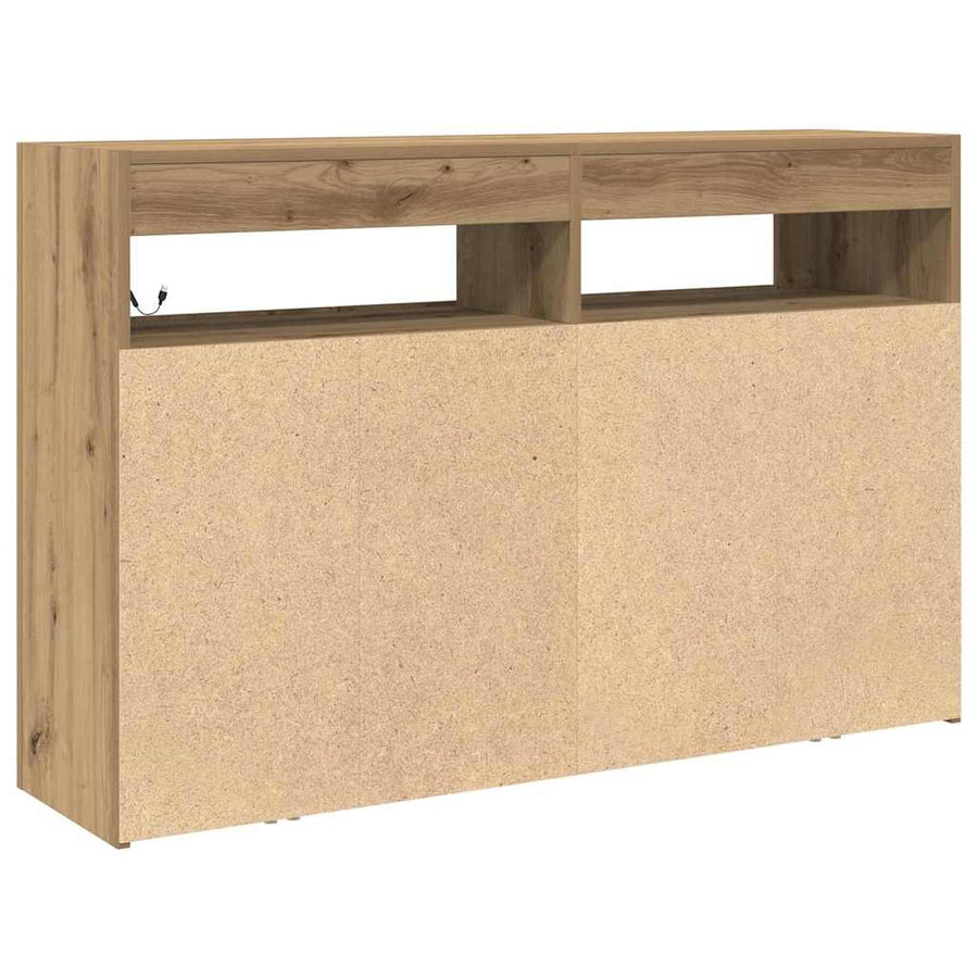 Dressoir Artisan Eiken 116 x 30 x 75 cm Bewerkt hout