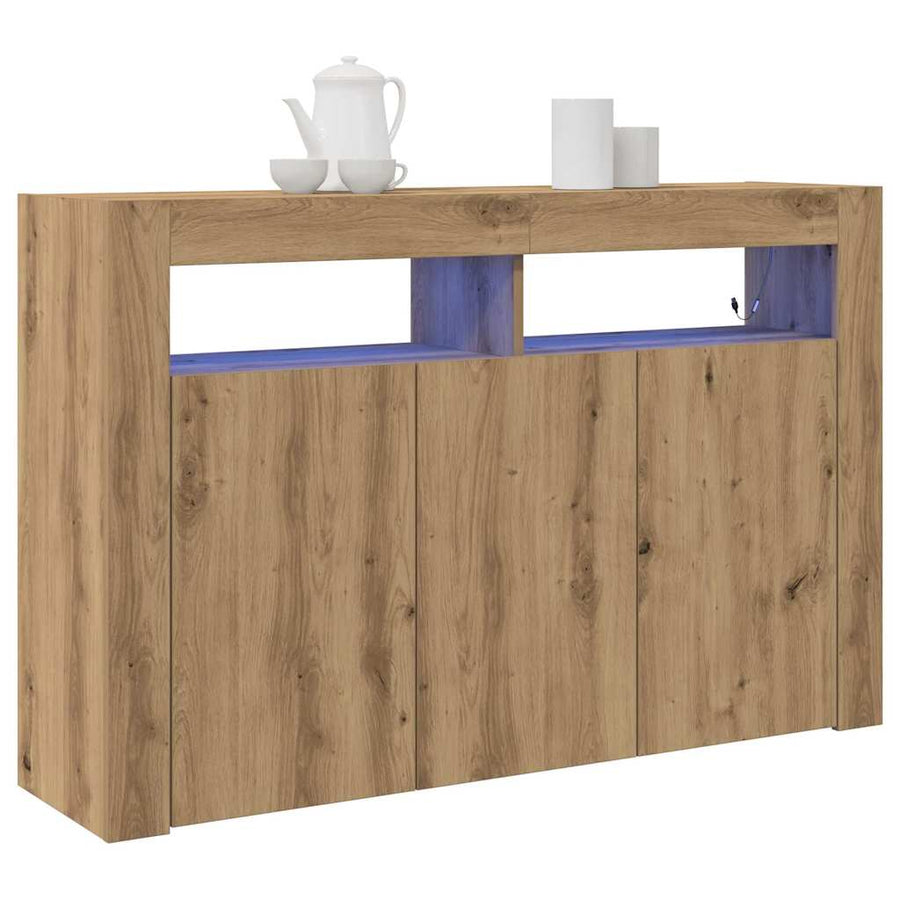 Dressoir Artisan Eiken 116 x 30 x 75 cm Bewerkt hout