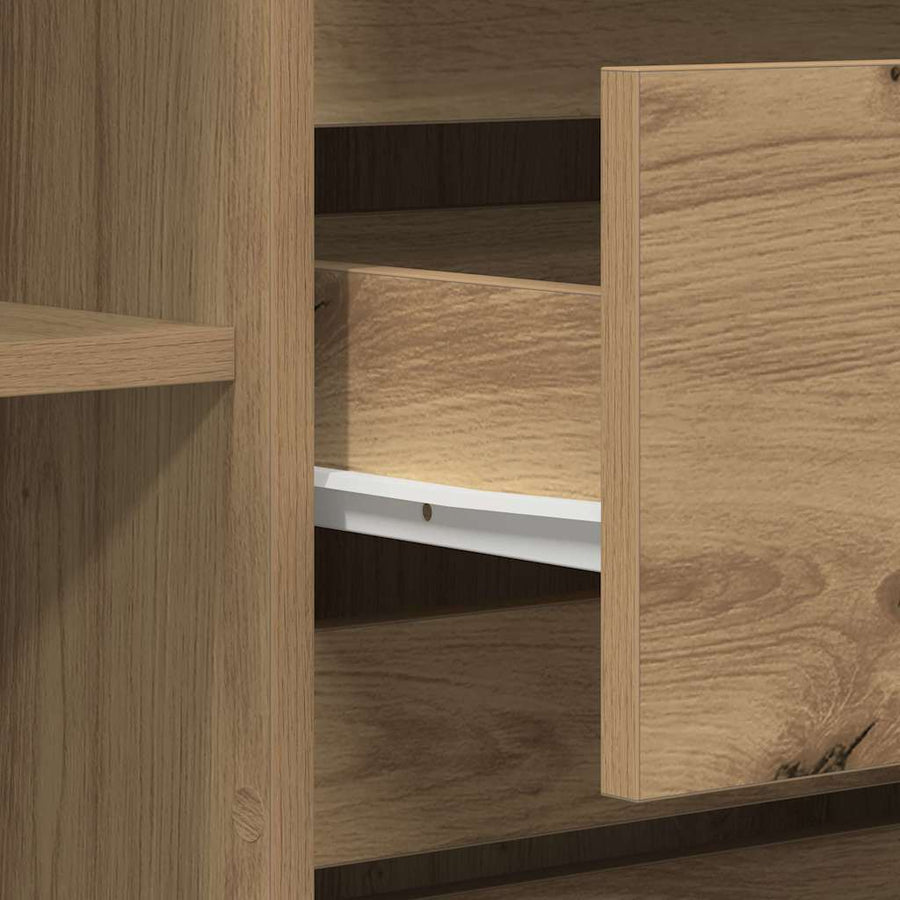 Dressoir met lade Artisan Eiken 120 x 41 x 75 cm Bewerkt hout