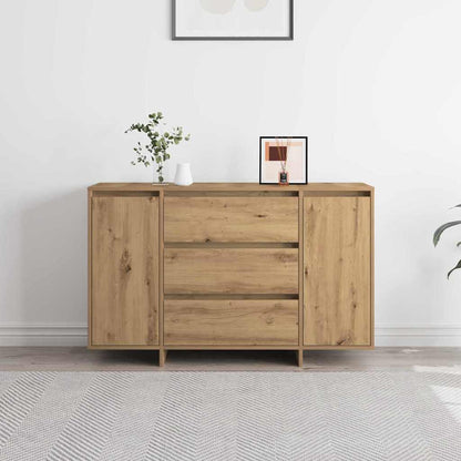 Dressoir met lade Artisan Eiken 120 x 41 x 75 cm Bewerkt hout