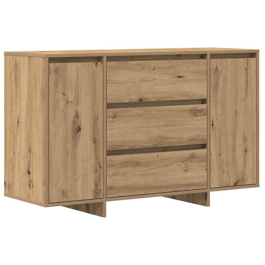Dressoir met lade Artisan Eiken 120 x 41 x 75 cm Bewerkt hout