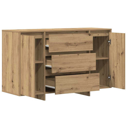 Dressoir met lade Artisan Eiken 120 x 41 x 75 cm Bewerkt hout