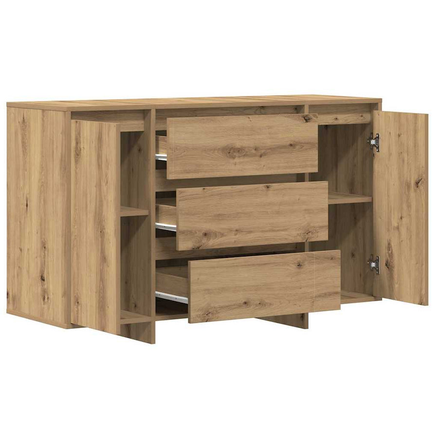 Dressoir met lade Artisan Eiken 120 x 41 x 75 cm Bewerkt hout