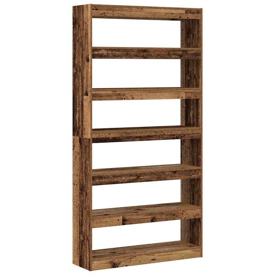 Boekenkast Afvalhout 100 x 30 x 198 cm Bewerkt hout