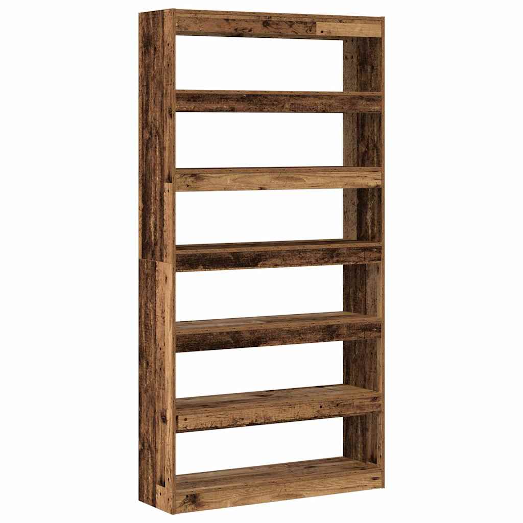 Boekenkast Afvalhout 100 x 30 x 198 cm Bewerkt hout