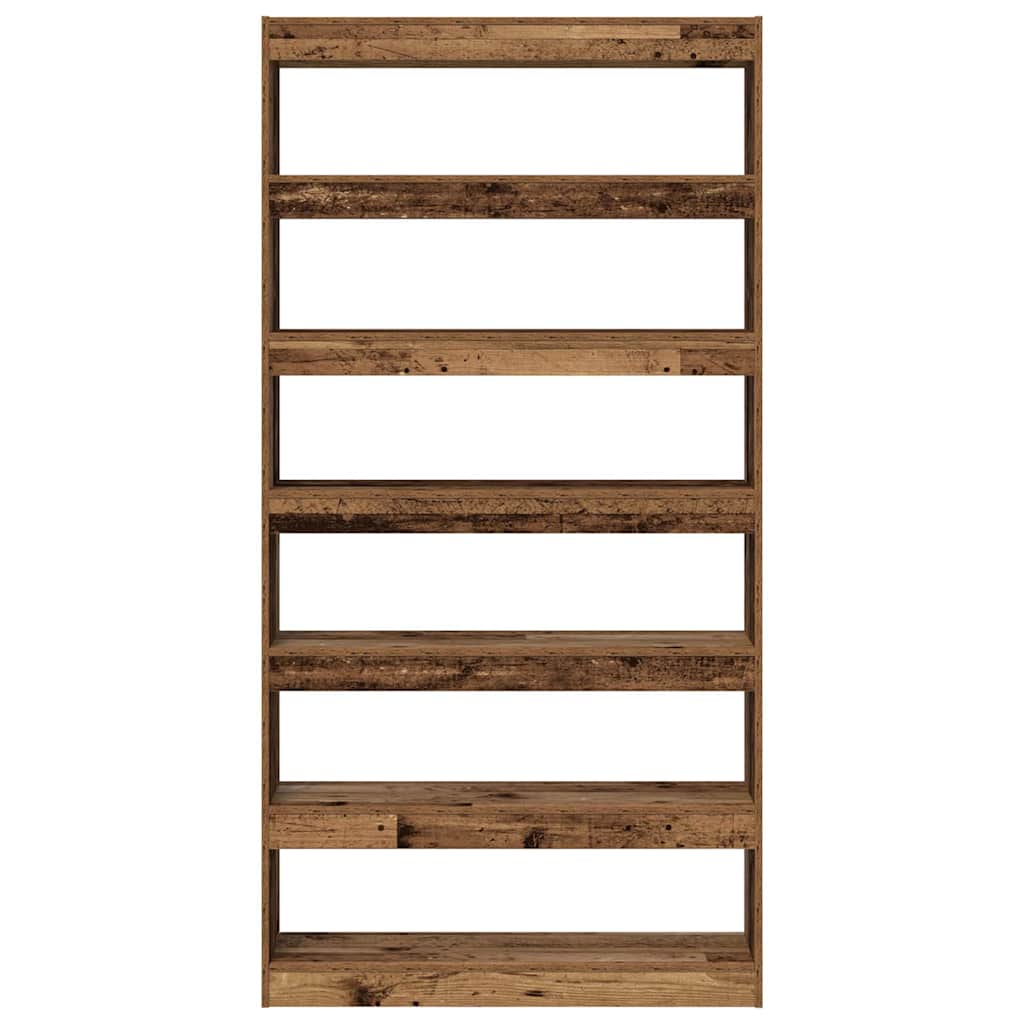Boekenkast Afvalhout 100 x 30 x 198 cm Bewerkt hout