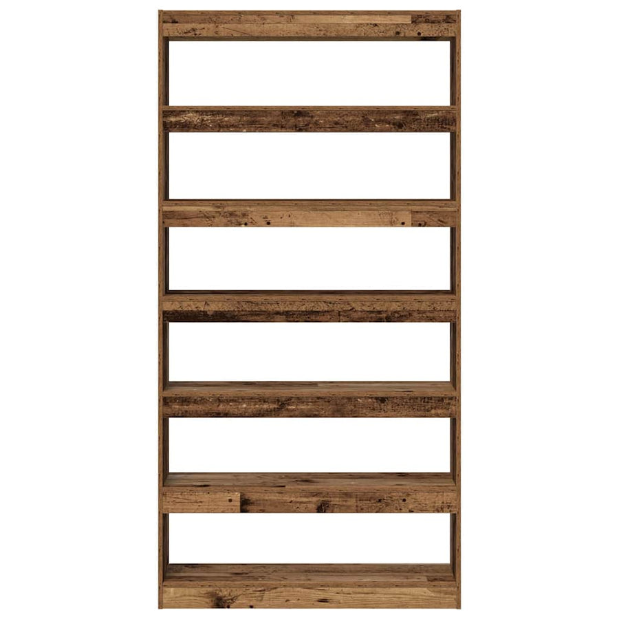 Boekenkast Afvalhout 100 x 30 x 198 cm Bewerkt hout