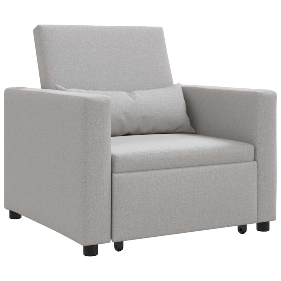3-in-1 Eenpersoons Sofa Bed Converteerbaar in Cloud Grijs