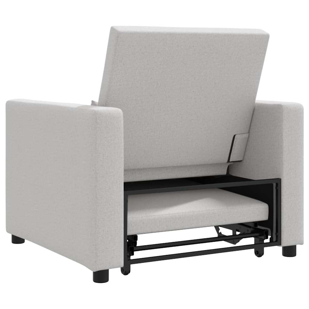 3-in-1 Eenpersoons Sofa Bed Converteerbaar in Cloud Grijs