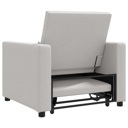 3-in-1 Eenpersoons Sofa Bed Converteerbaar in Cloud Grijs