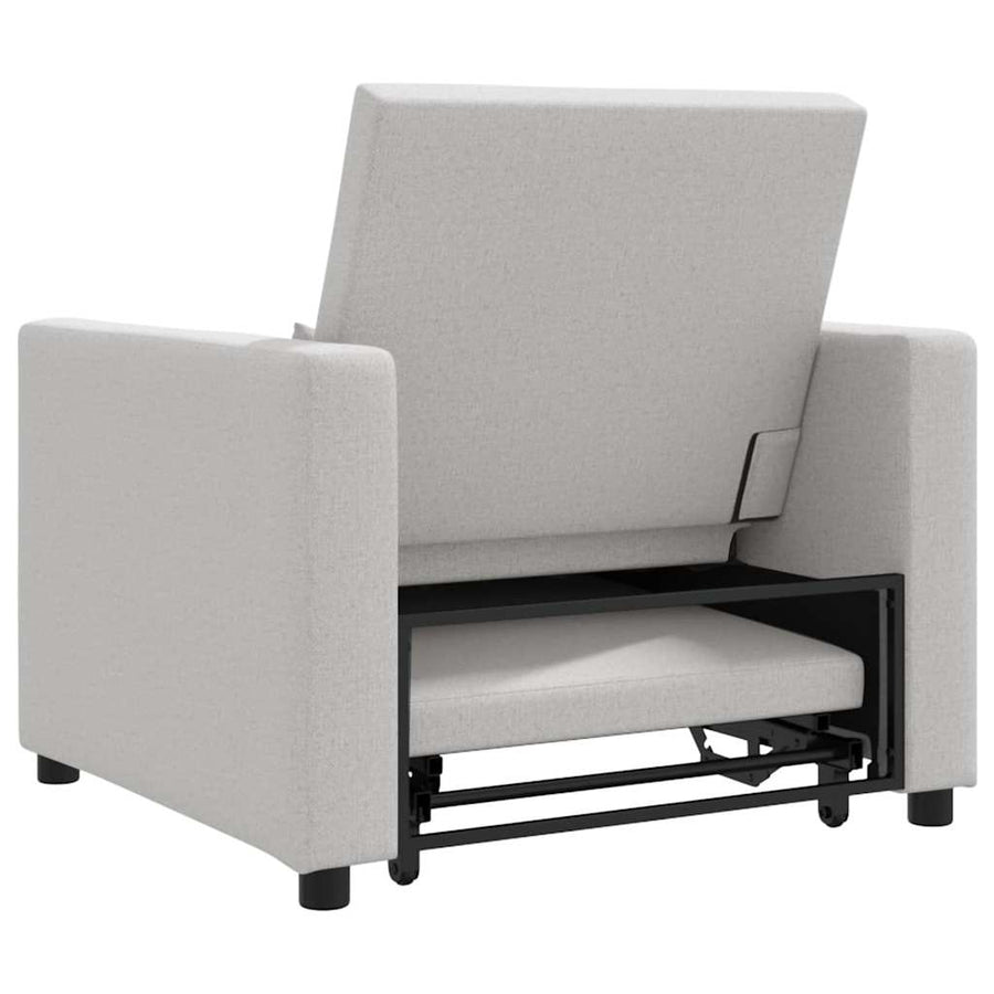 3-in-1 Eenpersoons Sofa Bed Converteerbaar in Cloud Grijs