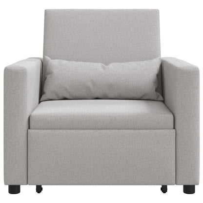 3-in-1 Eenpersoons Sofa Bed Converteerbaar in Cloud Grijs