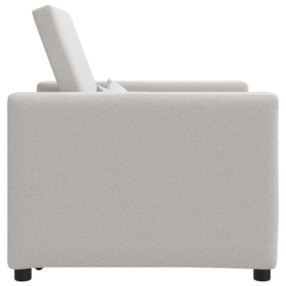 3-in-1 Eenpersoons Sofa Bed Converteerbaar in Cloud Grijs
