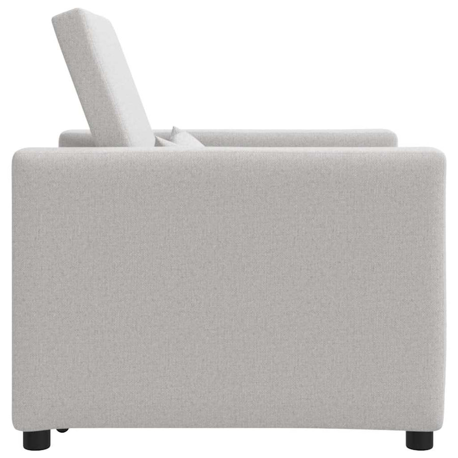 3-in-1 Eenpersoons Sofa Bed Converteerbaar in Cloud Grijs