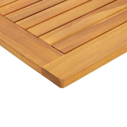 Tafelblad Olie naturel 80 x 40 x 2 cm Massief Acaciahout