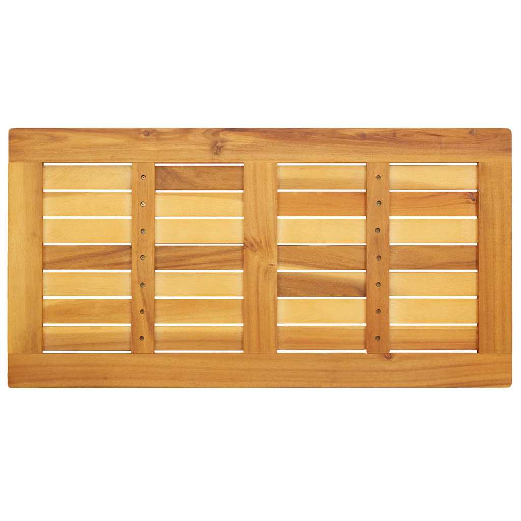 Tafelblad Olie naturel 90 x 45 x 2 cm Massief Acaciahout
