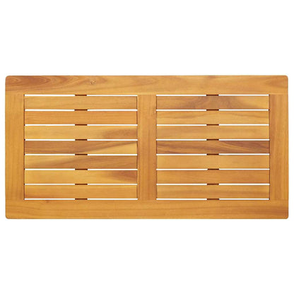 Tafelblad Olie naturel 90 x 45 x 2 cm Massief Acaciahout