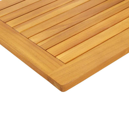 Tafelblad Olie naturel 100 x 50 x 2 cm Massief Acaciahout