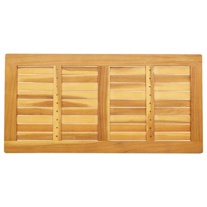 Tafelblad Olie naturel 100 x 50 x 2 cm Massief Acaciahout