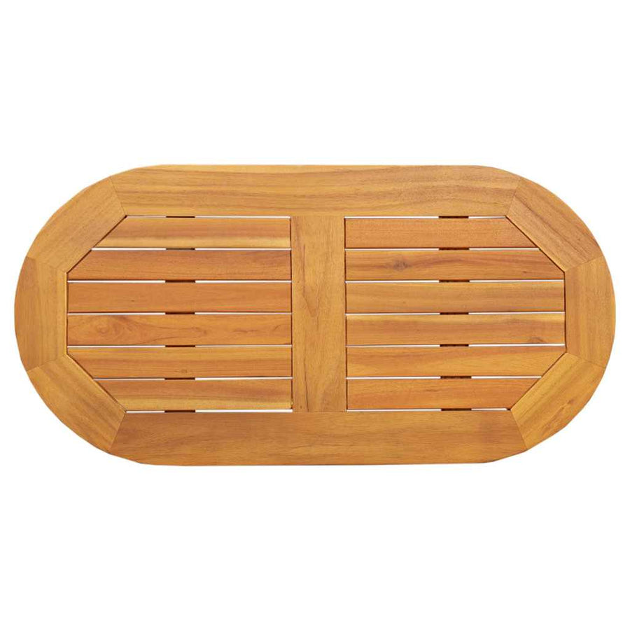 Tafelblad Olie naturel 80 x 40 x 2 cm Massief Acaciahout