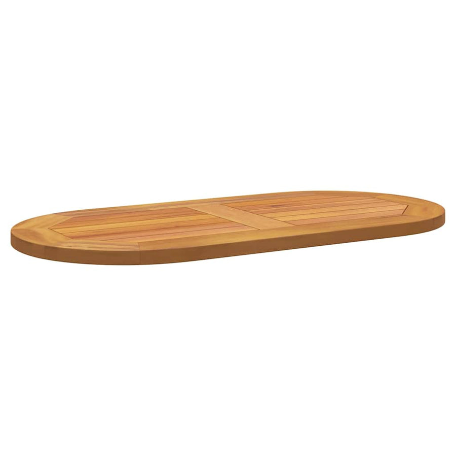 Tafelblad Olie naturel 80 x 40 x 2 cm Massief Acaciahout