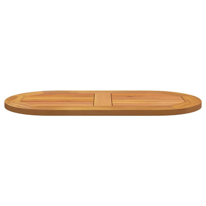 Tafelblad Olie naturel 80 x 40 x 2 cm Massief Acaciahout