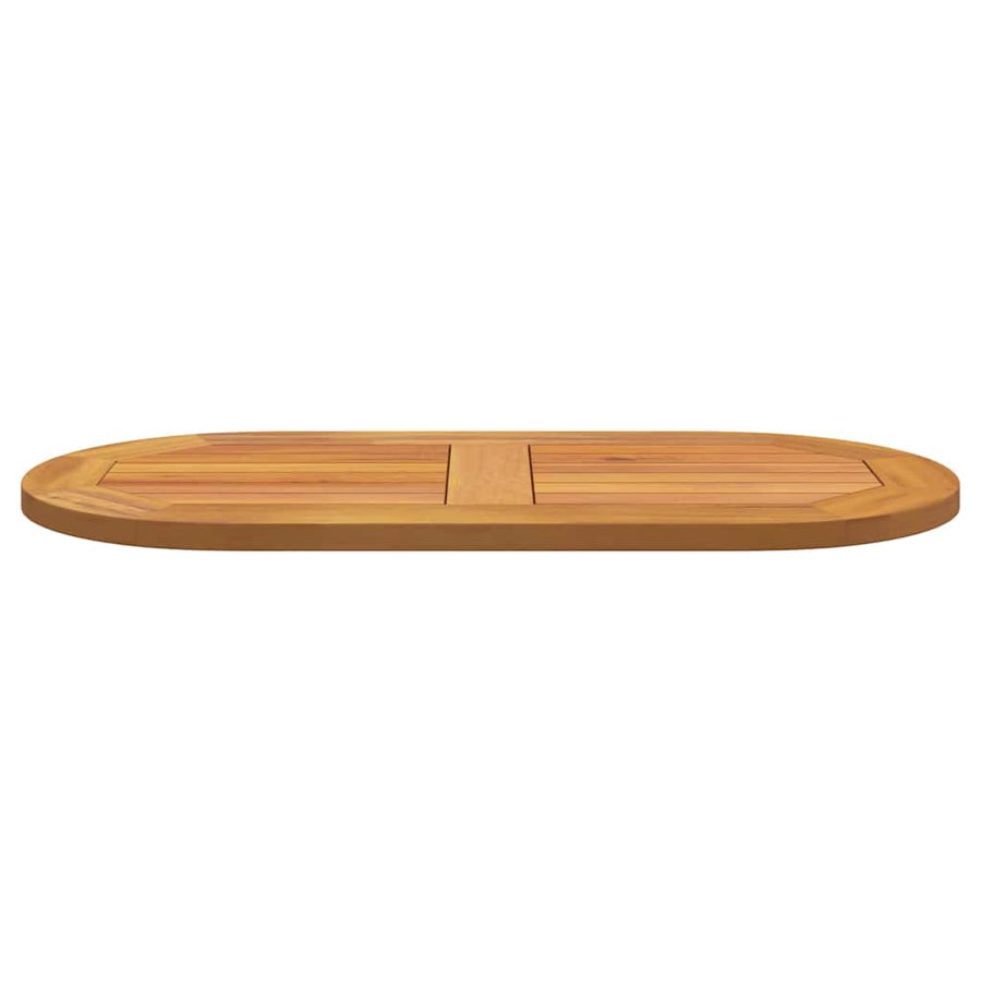 Tafelblad Olie naturel 80 x 40 x 2 cm Massief Acaciahout