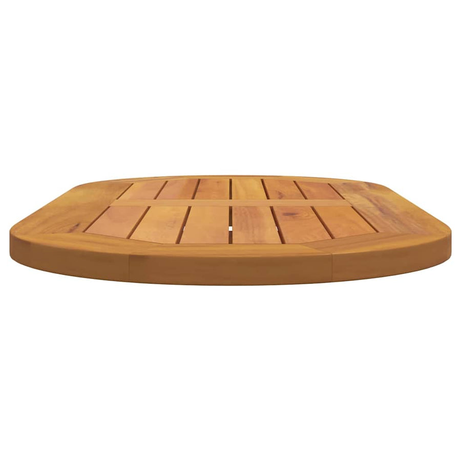 Tafelblad Olie naturel 80 x 40 x 2 cm Massief Acaciahout