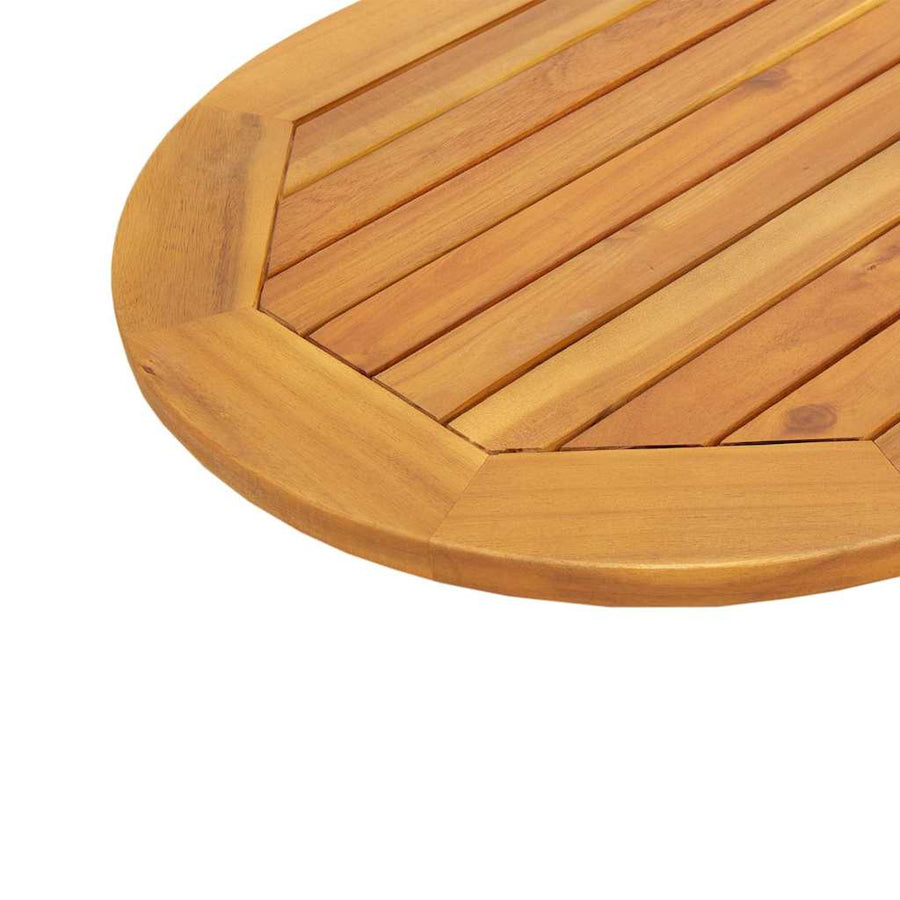 Tafelblad Olie naturel 100 x 50 x 2 cm Massief Acaciahout
