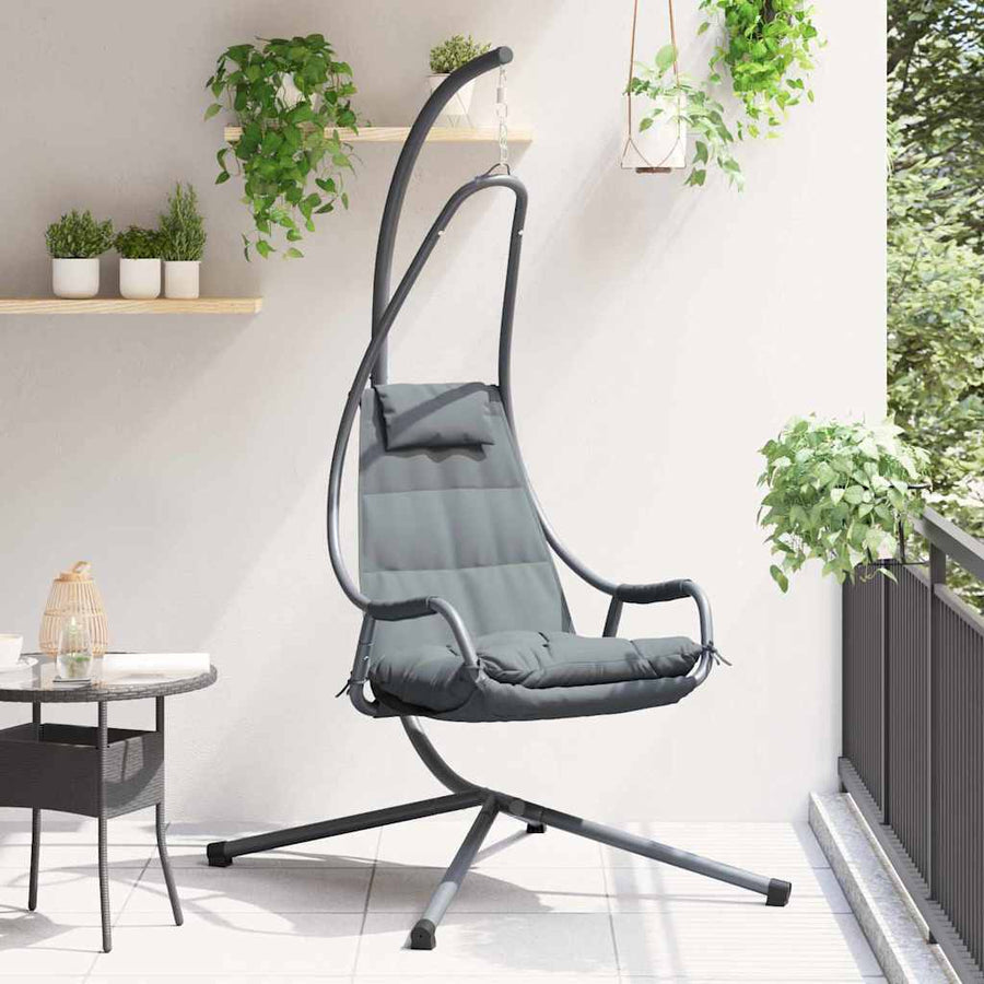 Hangende ei-stoel Antraciet 94 x 107 x 196,5 cm Staal