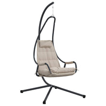 Hangende ei-stoel Taupe 94 x 107 x 196,5 cm Staal