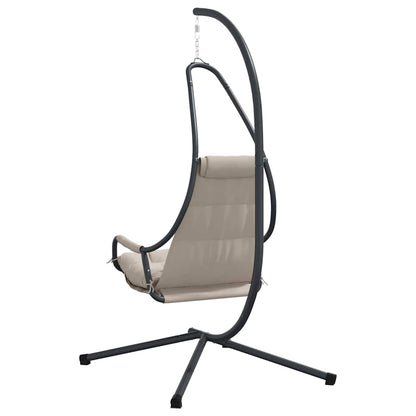 Hangende ei-stoel Taupe 94 x 107 x 196,5 cm Staal