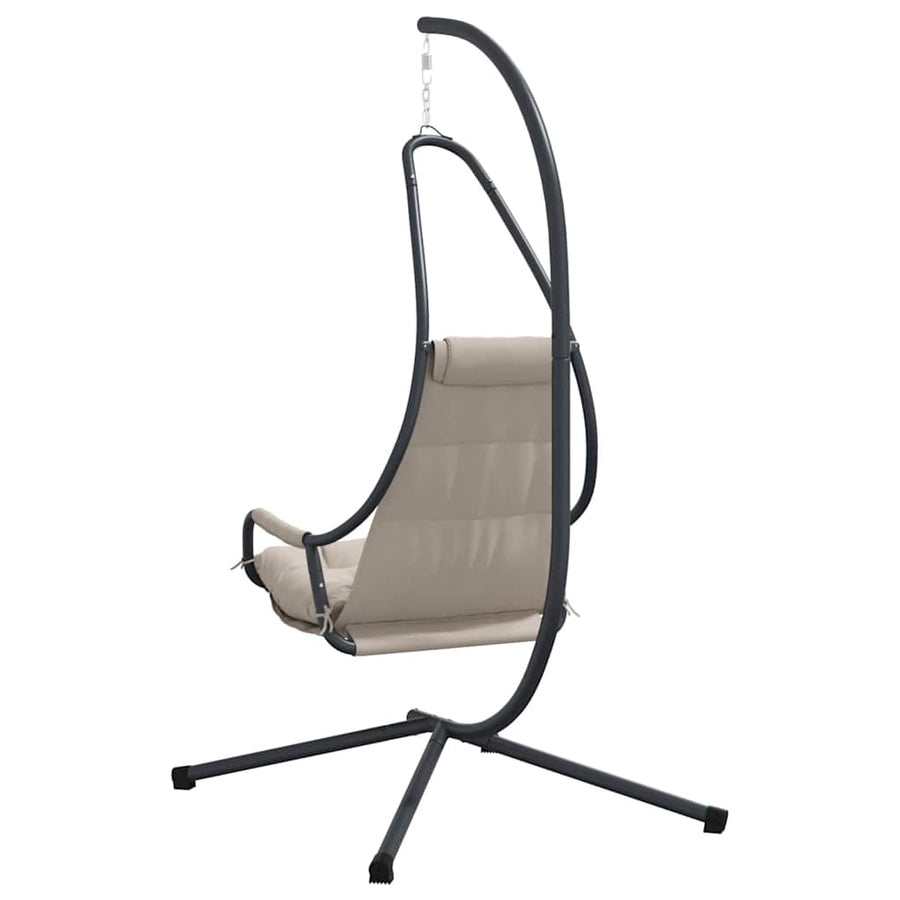 Hangende ei-stoel Taupe 94 x 107 x 196,5 cm Staal