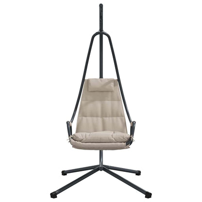 Hangende ei-stoel Taupe 94 x 107 x 196,5 cm Staal