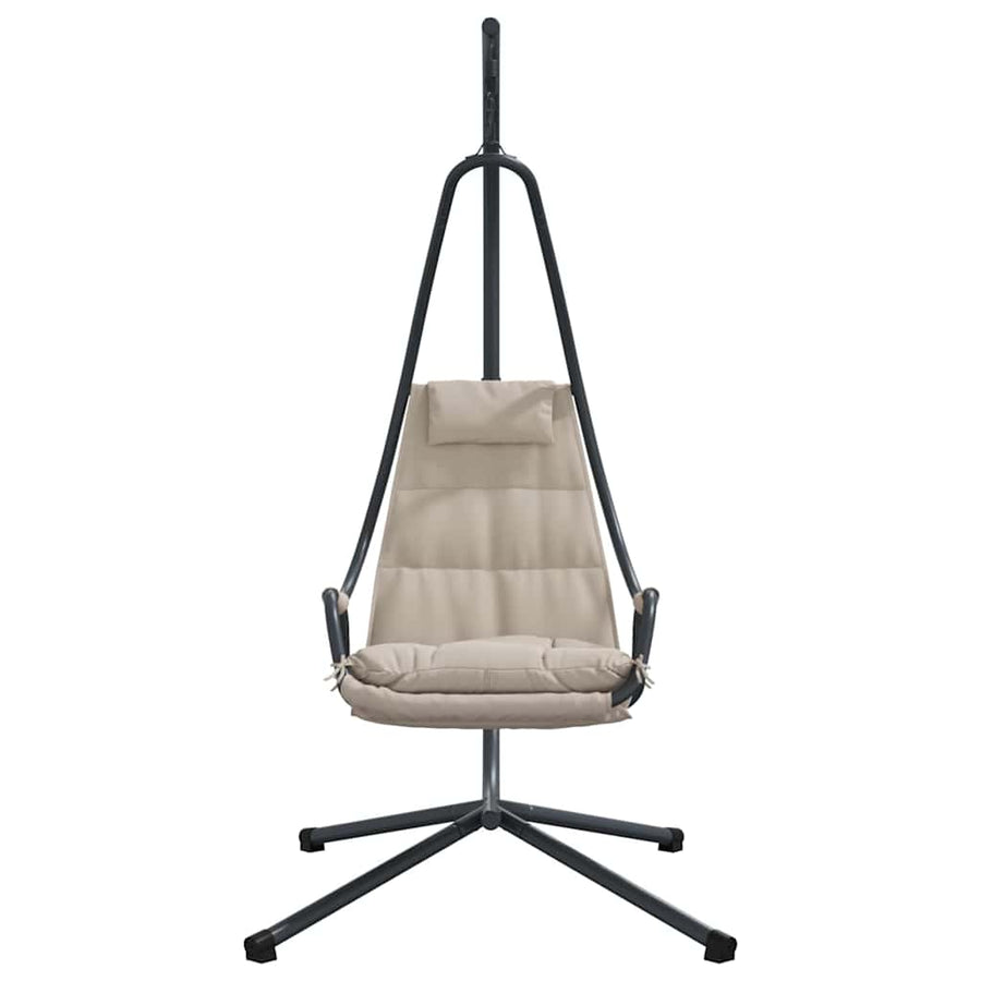 Hangende ei-stoel Taupe 94 x 107 x 196,5 cm Staal