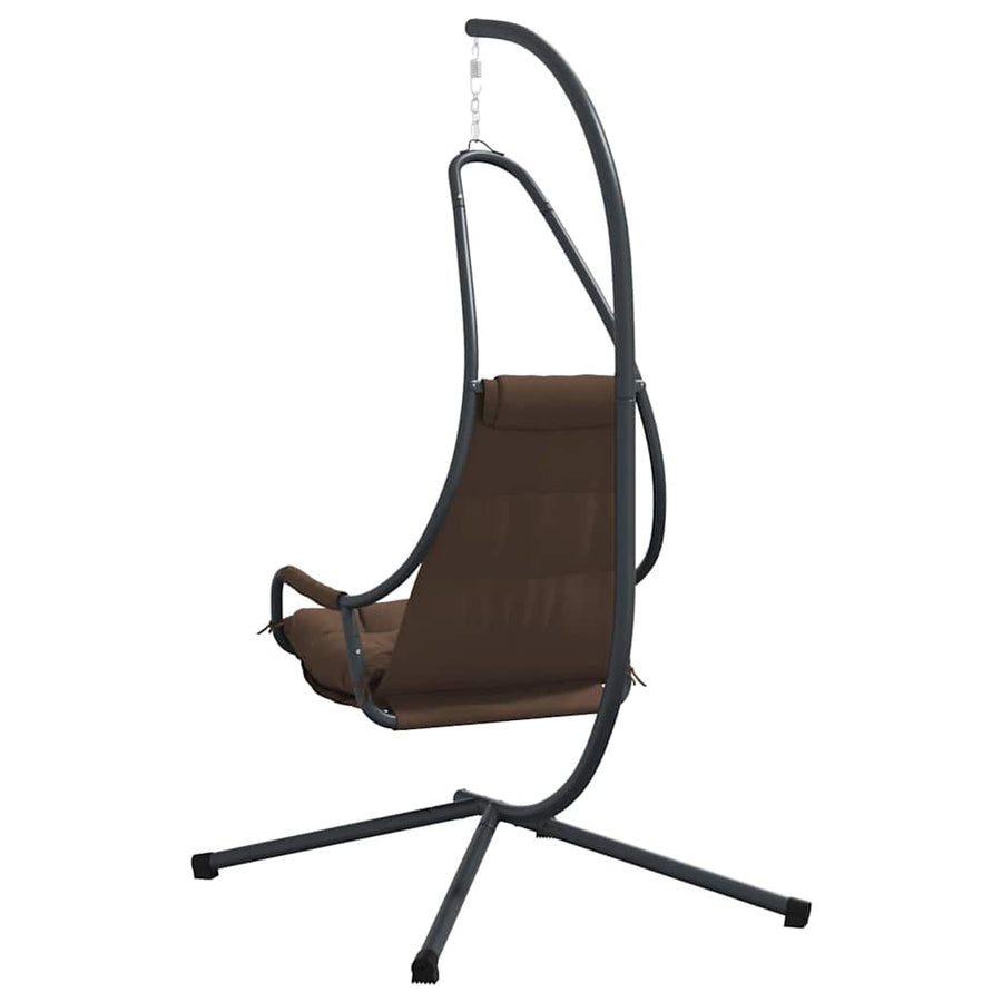 Hangende ei-stoel Koffiebruin 94 x 107 x 196,5 cm Staal