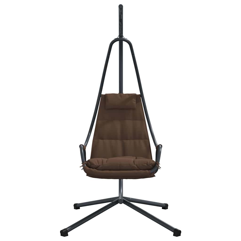 Hangende ei-stoel Koffiebruin 94 x 107 x 196,5 cm Staal