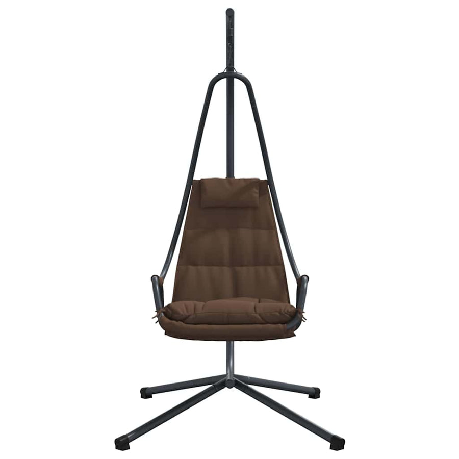 Hangende ei-stoel Koffiebruin 94 x 107 x 196,5 cm Staal
