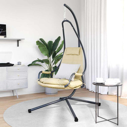 Hangende ei-stoel Beige 94 x 107 x 196,5 cm Staal