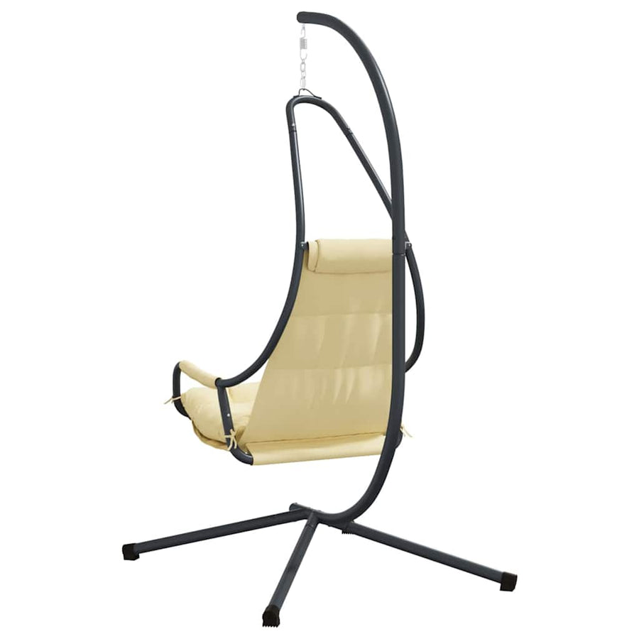 Hangende ei-stoel Beige 94 x 107 x 196,5 cm Staal