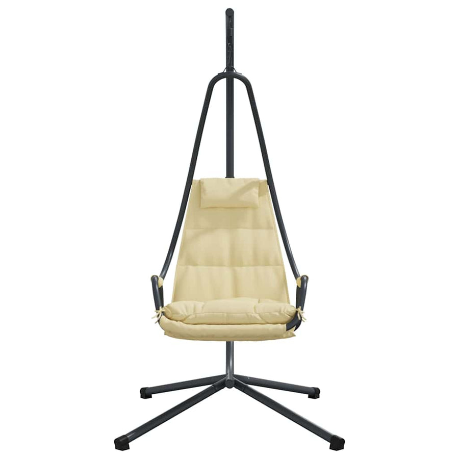 Hangende ei-stoel Beige 94 x 107 x 196,5 cm Staal