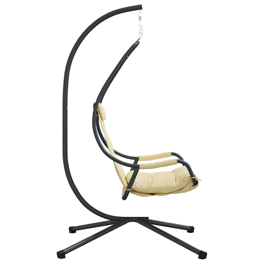 Hangende ei-stoel Beige 94 x 107 x 196,5 cm Staal