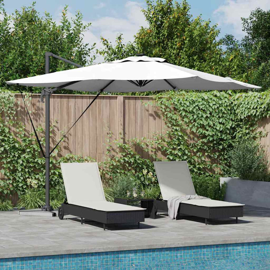 Parasol Zand 286 x 284 x 270 cm Aluminium en Polyester