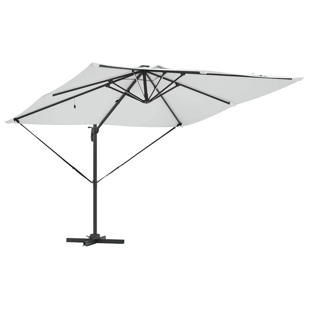 Parasol Zand 286 x 284 x 270 cm Aluminium en Polyester