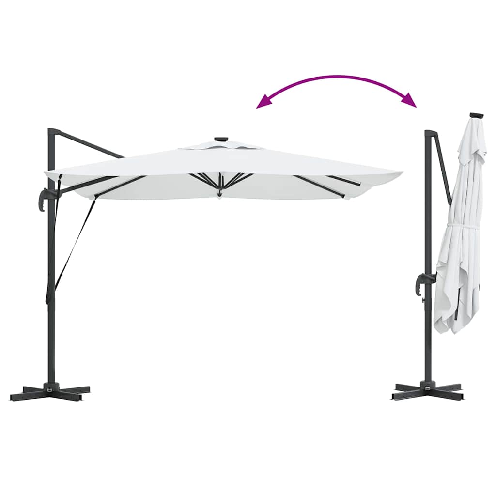 Parasol Zand 286 x 284 x 270 cm Aluminium en Polyester