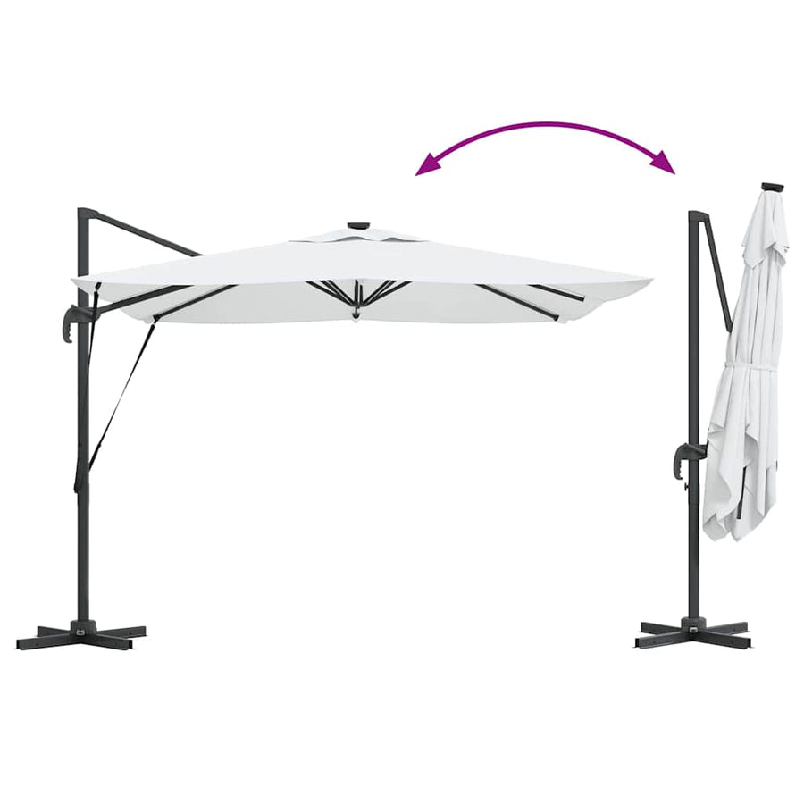 Parasol Zand 286 x 284 x 270 cm Aluminium en Polyester