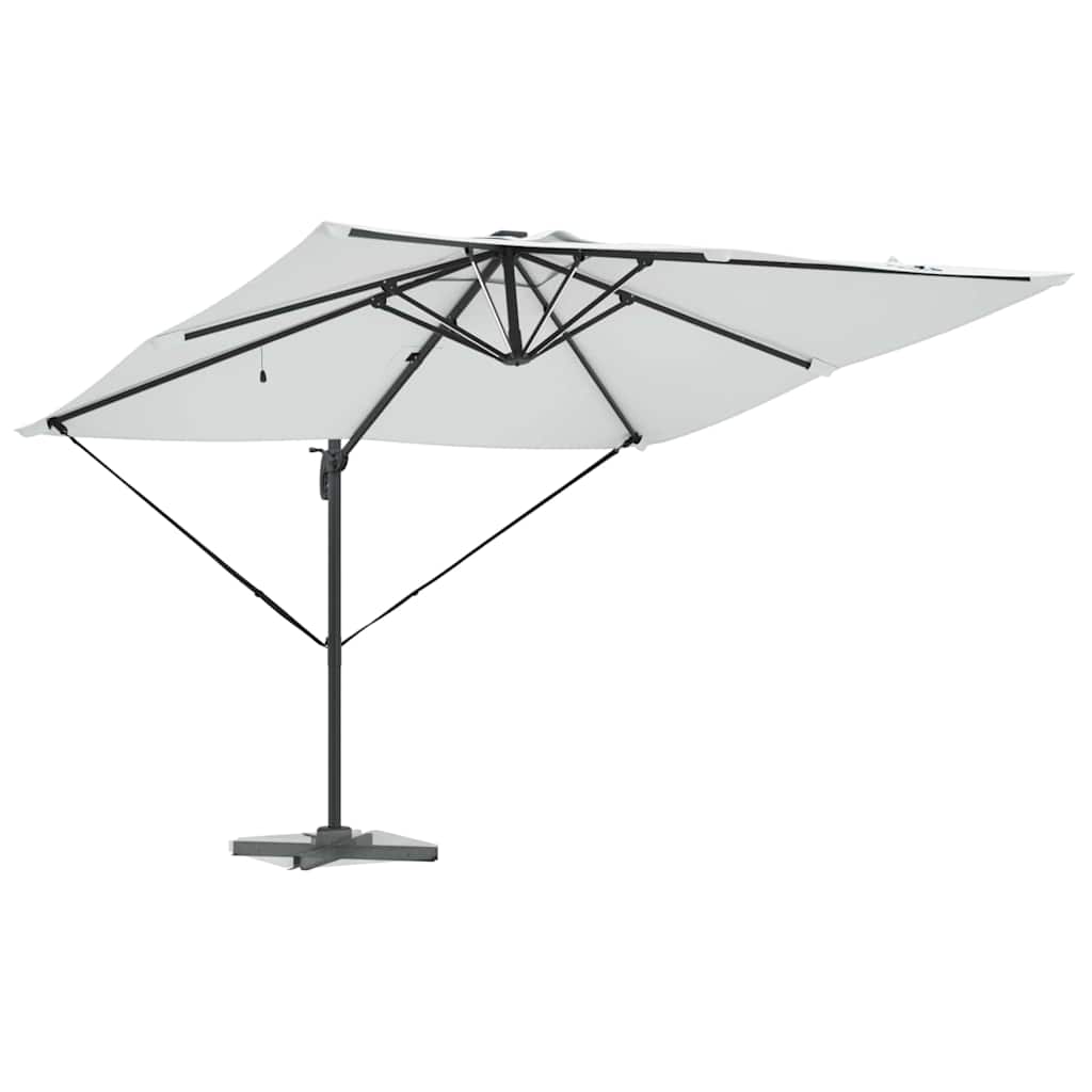 Parasol Zand 286 x 284 x 270 cm Aluminium en Polyester