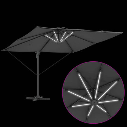 Cantilever Roma Parasol met slot 286 x 285 x 270 cm Aluminium