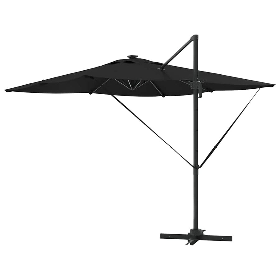 Parasol Zwart 286 x 284 x 270 cm Aluminium en Polyester