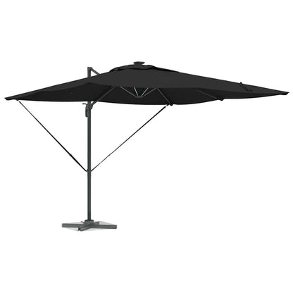 Parasol Zwart 286 x 284 x 270 cm Aluminium en Polyester